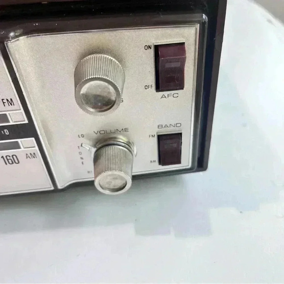 Vintage General‎ Electric T285C Nutmeg Desktop AM/FM Radio Works MCM Style - Picture 5 of 10